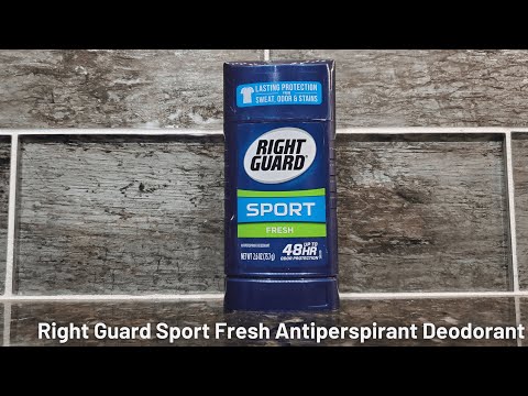 In Hand Review of Right Guard Sport Invisible Solid, Fresh