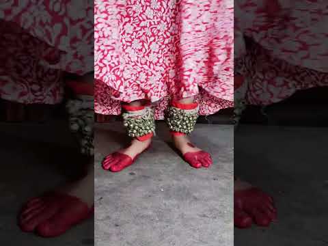 Classical footwork in Radha Krishna dhun 😊😊choreography by - Shristi Mazumdar