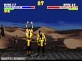 Ultimate Mortal Kombat 3 Genesis Mega Drive Scorpion Fatality 1