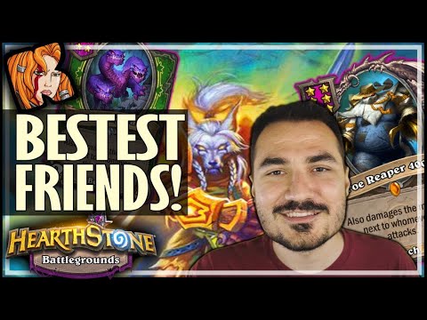 BESTEST FRIENDS BUILD! - Hearthstone Battlegrounds