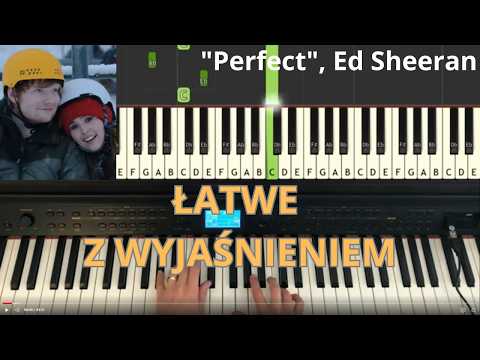 "Perfect", Ed Sheeran - jak zagrać na pianinie, Synthesia (wersja pełna)