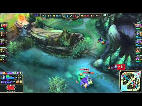 SKT vs G2 - Bang's Korean Flash - League of Legends