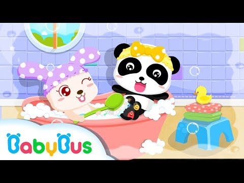 Baby Panda's Bath Time Video