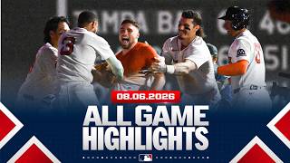 Highlights from ALL GAMES on 8/6 (Red Sox WALK-OFF in CRAZY GAME and MORE!)