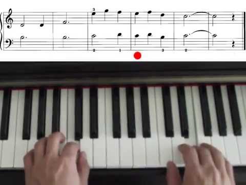 Little Bo-Peep, John Thompson`s easiest piano course, part 2