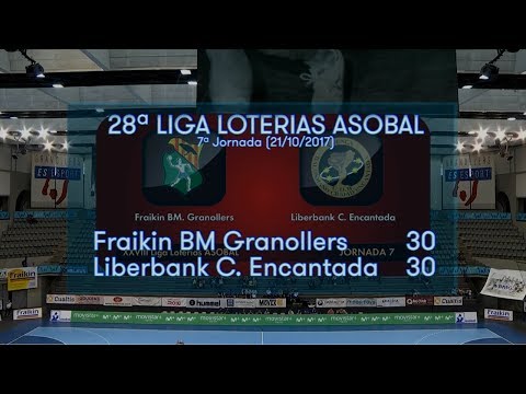 LIGA LOTERIAS ASOBAL J07 Fraikin BM Granollers - Liberbank C. Encantada  30 - 30