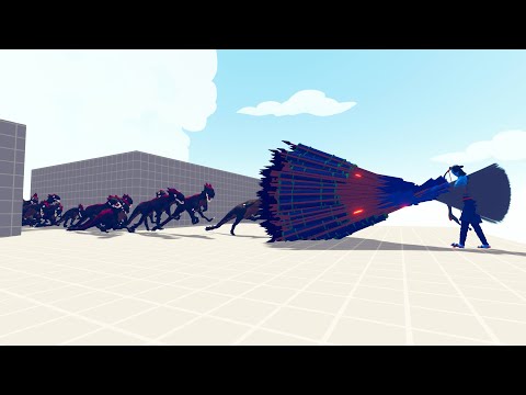 100X RAPTORS ATTACK vs EVERY RANGED GODS TABS - Totally Accurate Battle Simulator