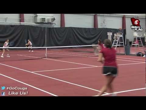 Tennis highlights vs. BYU! 2/24