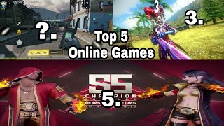 ●●Top 5 Best online Games●●  By Manoj Tech