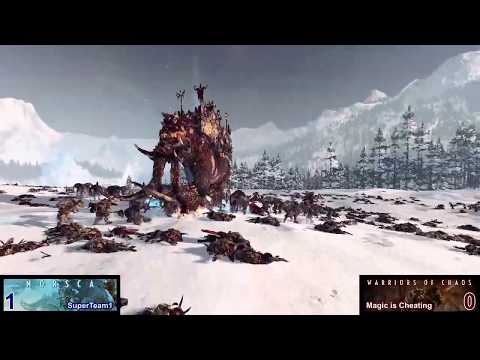 Norsca/Greenskins vs Chaos/Skaven - SuperTeam1 vs Magic is Cheating - Bo3 Semifinal #2