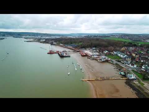 Medway Yacht Club aerial views.