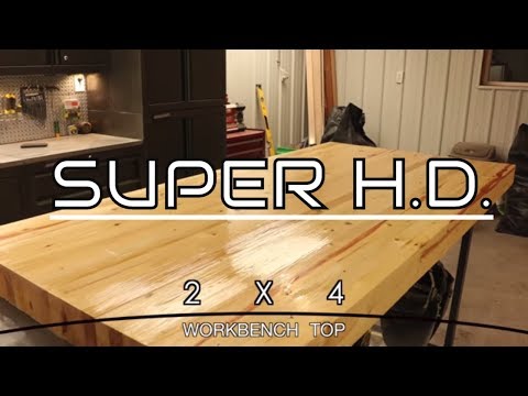 2x4 workbench top