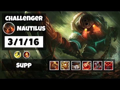Nautilus Challenger Gameplay S11 Replay 11.13 Support (3/1/16) - NA