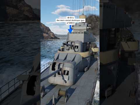 Naval gun in the tank