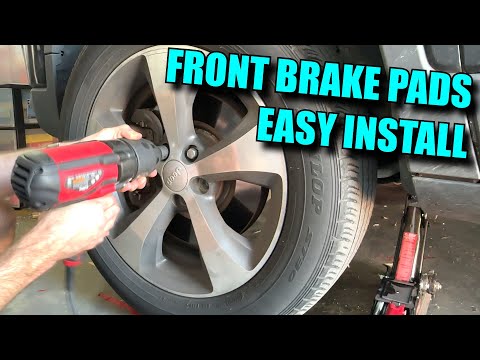 How to Replace Front Brake Pads Jeep Cherokee (2014-2023) EASY METHOD