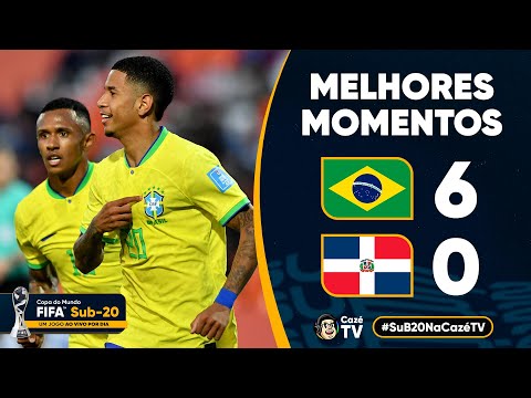 Gols e lances de Brasil x República Dominicana