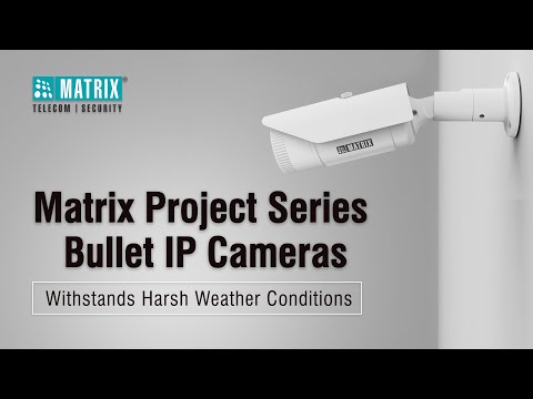 Day & night matrix project series bullet ip camera, for outd...