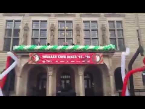 Feyenoord bekerwinnaar 2016 Huldiging