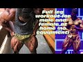 FULL LEG WORKOUT FOR MEN AND WOMEN AT HOME (NO EQUIPMENT )