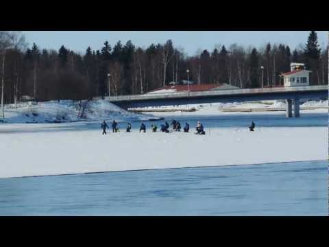 Keväistä pilkkimistä Oulussa