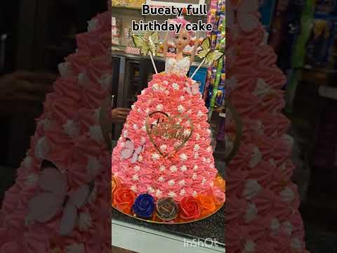 Bueaty full  birthday cake 🎂🎂 #tamil #song #cute #music