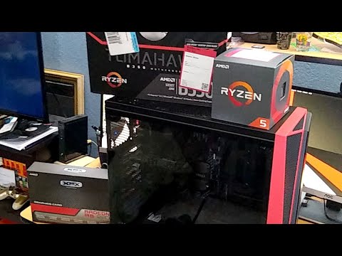 Ryzen 5 PC Build Live Stream