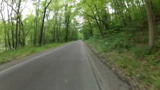 preview picture of video 'Kokosing Gap Trail Bike and Walking Path 4 Mile Ride from Mount Vernon Ohio to Gambier'