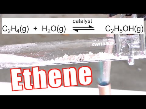 How to Make Ethene (Ethylene) - Catalytic Dehydration of Ethanol