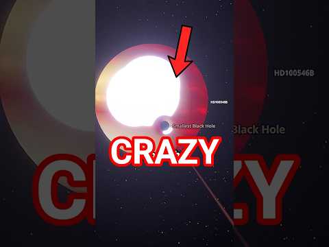 SMALLEST Black Hole vs BIGGEST Planet 🤯 #space #universe #astronomy