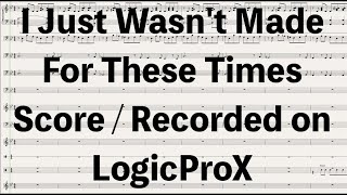 Backing Track - The Beach Boys - I Just Wasn't Made For These Times - COVER