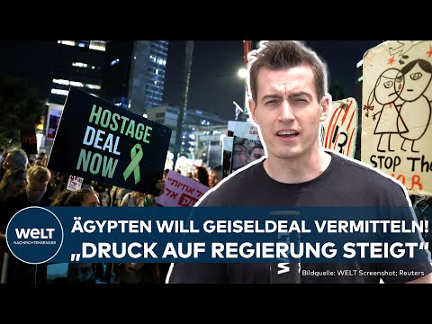 GAZA-KRIEG: Neuer Geiseldeal in Sicht? Ägyptische Delegation verhandelt in Israel