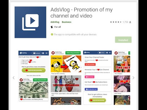 AdsVlog - Channel Promotion, Subscribers, Views Video