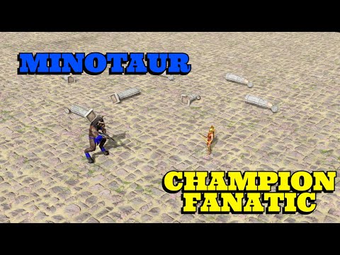 Age of mythology retold Champion fanatic vs Minotaur
