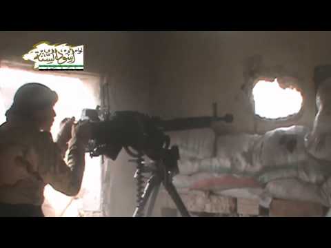 استهداف قوات النظام داخل اللواء 82 في ريف درعا من قبل لواء أسود السنة