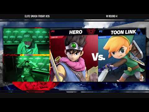 Elite Smash Friday #35 - SSB100 (Hero) Vs. Fabian (Toon Link) - Winners Round 4