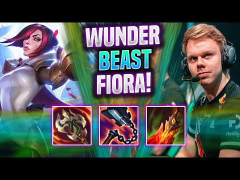 WUNDER IS A BEAST WITH FIORA! - FNC Wunder Plays Fiora Top vs Gragas! | Season 2022