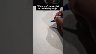 We've all been there 😅 #ArtistStruggles #ArtBlock #Skit #ArtSkit #Inking