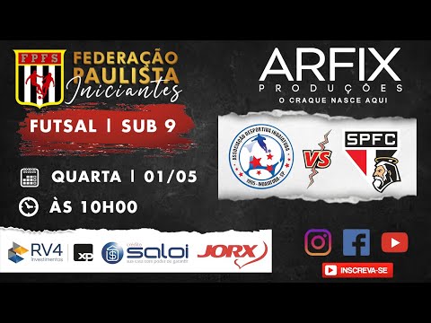 AD INDAIATUBA x SÃO PAULO - FUTSAL | SUB 9