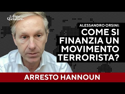 "This is how a terrorist movement is financed," Orsini on the arrest of Mohammad Hannoun.