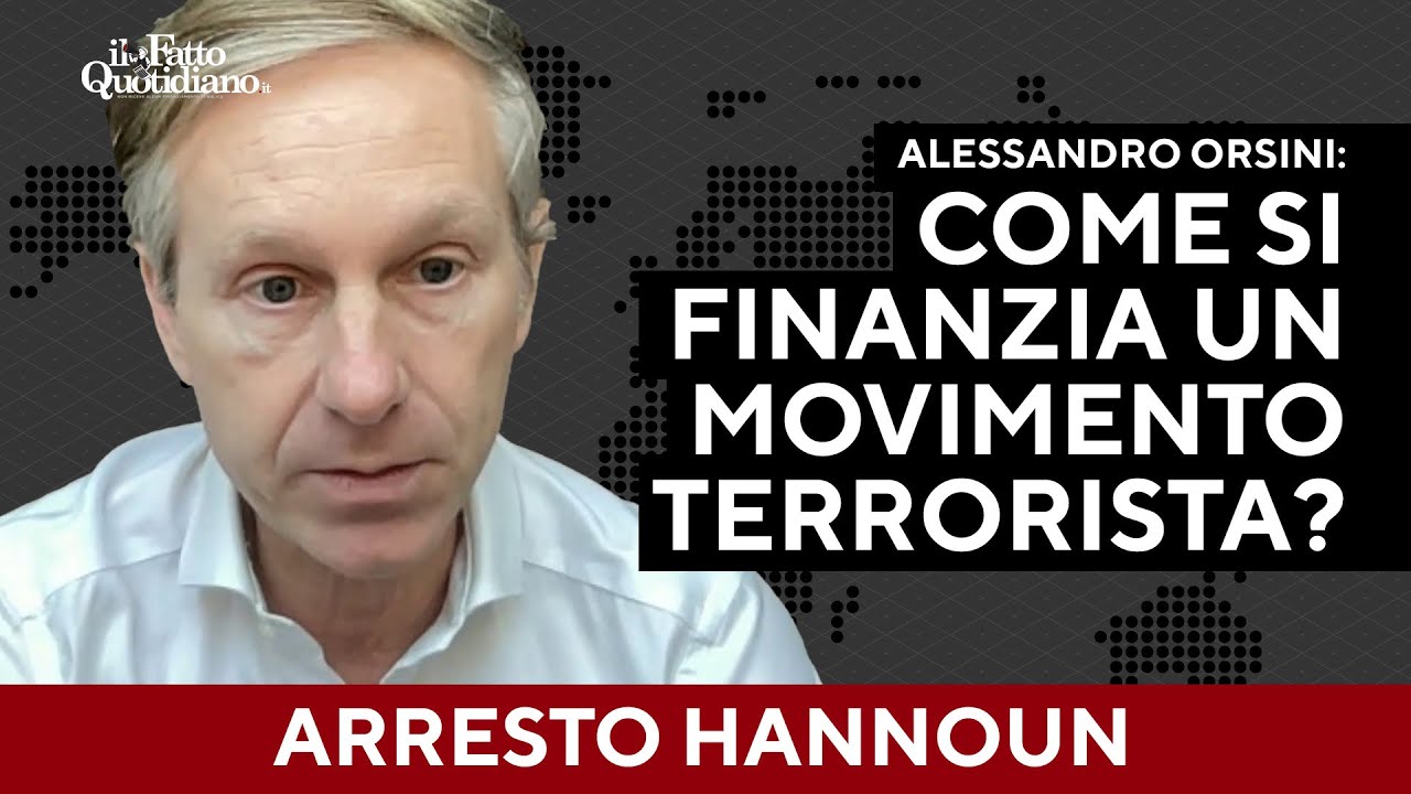 "Ecco come si finanzia un movimento terrorista", Orsini sull'arresto di Mohammad Hannoun