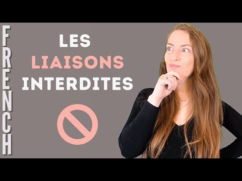 Forbidden and optional liaisons - French lesson