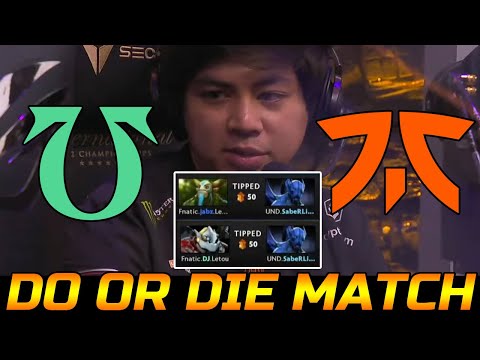 FNATIC VS UNDYING ELIMINATION MATCH! - TI10 LOWER BRACKET MAIN EVENT