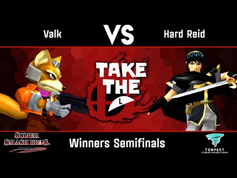Valk (Fox) vs Hard Reid (Marth) - Winners Semifinals - Take The L #37