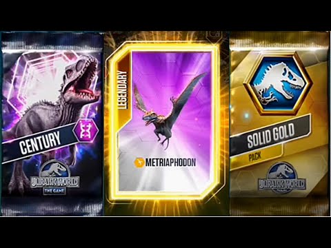 UNLOCKING $100 CENTURY PACK & SOLID GOLD PACK !!!!!!  Dinosaurs Battle | Jurassic World the game
