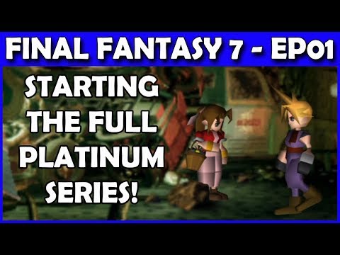 Let's Play Final Fantasy 7 PS4 Platinum Walkthrough - Bombing Mission & Trophy Prep - Part 1
