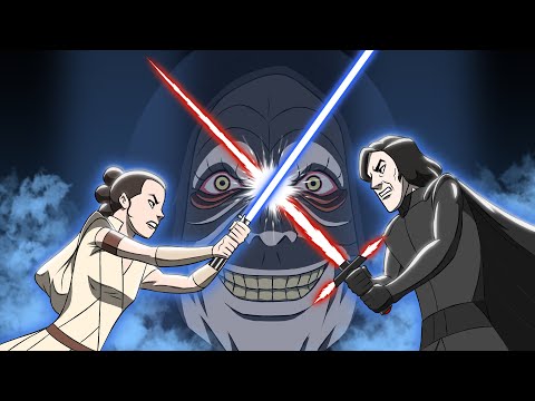 Kylo Ren vs Rey - Star Wars: The Rise of Skywalker Animated Parody - Movie Shenanigans!