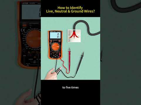 How to Test Live, Neutral & Ground Wires with a Multimeter! ⚡