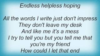 Josh Gracin - Endless Helpless Hoping Lyrics