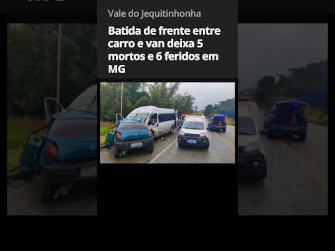 ACIDENTE DE  TRÂNSITO NO VALE DO JEQUITINHONHA