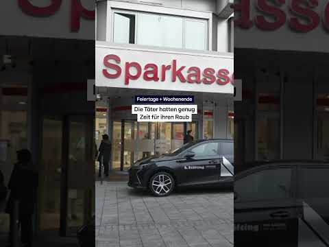 Unbekannte Täter sind in #Gelsenkirchen in ein Bankgebäude eingebrochen. #RedaktionAK #shorts #Bank